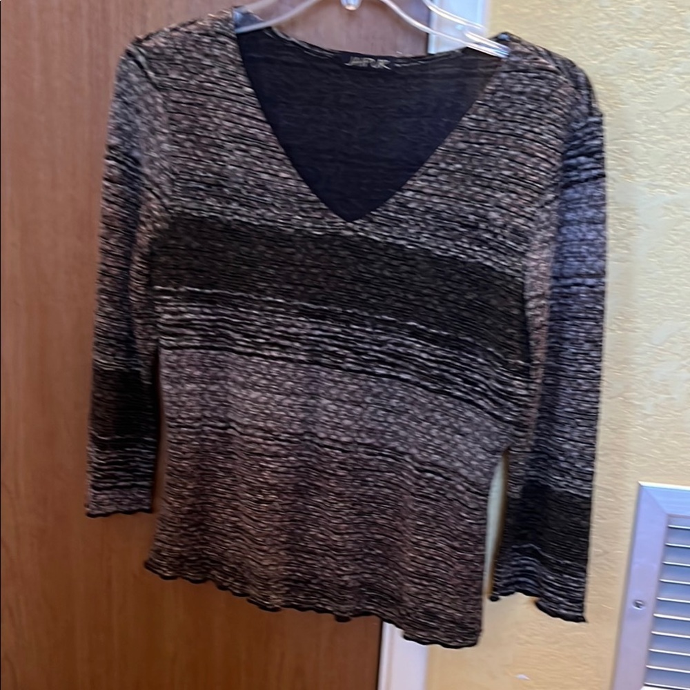Textured V-Neck Sweater